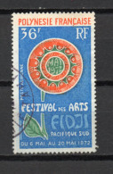 POLYNESIE  PA  N°  63   OBLITERE   COTE  6.10€    FESTIVAL DES ARTS - Oblitérés