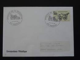 Au Temps Des Diligences Oblitération Sur Lettre Postmark On Cover Amiens 80 Somme 1986 - Stage-Coaches