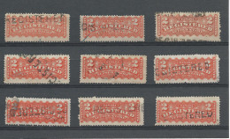 25989) Canada Registration 1875  Shades Postmarks  Cancel - Registration & Officially Sealed