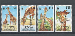 26041 ) Kenya WWF 1988  Giraffe Mammal  Mint No Hinge ** - Kenia (1963-...)