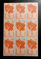 France 1972 Bloc De 9 Timbres  Neuf**  YV N° 1716 Don Du Sang - Feuilles Complètes