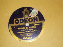DISQUE 78 TOURS VINYL   CHANTE PAR FRED GOUIN 1930 - 78 T - Disques Pour Gramophone