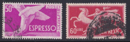 Italie -  Poste Expresse  Y&T  N ° 31 Et 32  Oblitéré - Posta Espressa/pneumatica