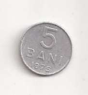 Coin - Romania - 5 Bani 1975 V12 - Romania