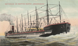 AK De Veertien Master Crangesberg - Rotterdam - 1902  (66614) - Steamers
