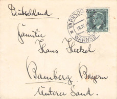 CZECHOSLOVAKIA - LETTER 1938 VARNSDORF - BAMBERG/DE / 1467 - Cartas & Documentos