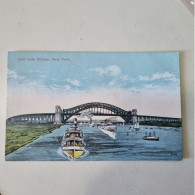 Uncirculated Postcard - HELL GATE BRIDGE, NEW YORK - Ponts & Tunnels