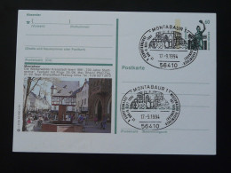 Entier Postal Stationery Card Montabaur Allemagne Germany 1994 - Geïllustreerde Postkaarten - Gebruikt