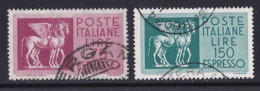 Italie -  Poste Expresse  Y&T  N ° 43  Et  44  Oblitéré - Posta Espressa/pneumatica