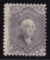 Estados Unidos, 1861  Y&T. 24. MH., 24 C. Violeta-gris - Nuevos