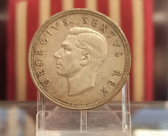 Sudafrica South Africa George VI - 5 Shillings 1949 Km 40 Plata - Otros & Sin Clasificación