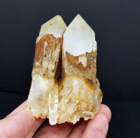 #T08 - Attraktive Quarzkristalle Mit Eisenoxiden (Banska Stiavnica (Schemnitz), Slowakei) - Minéraux