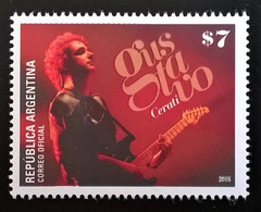 Argentina 2015 Gustavo Cerati Music Rock Pop MNH STAMP - Neufs