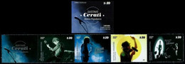 Argentina 2015 Gustavo Cerati Complete Set In Strip MNH In Booklet - Nuevos