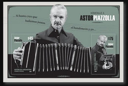 Argentina 2018 Astor Piazzolla Tango Souvenir Sheet MNH - Ongebruikt