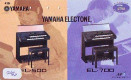 Télécarte Japon * Musique * PIANO * YAMAHA (286) Japan Music Phonecard * KLAVIER * Musik Telefonkarte * - Muziek