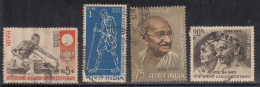 India Used 1969 Gandhi, Set Of 4 - Usados