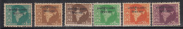 Full Set Of 6, Oveperprint Of 'Vietnam' On Map Series, Watermark Ashokan, India MNH 1962 - Ongebruikt