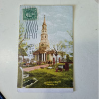 Circulated Postcard 1915 - CHARLESTON, S.C. - ST. PHILLIPS CHURCH - Charleston