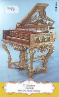 Télécarte Japon * Musique * T.STROHM *  PIANO From 1793 *   (296) Japan Music Phonecard * KLAVIER * Musik Telefonkarte * - Muziek