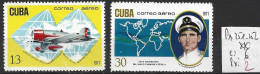 CUBA PA 251-52 ** Côte 6 € - Poste Aérienne