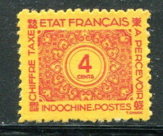 INDOCHINE- Taxe Y&T N°78- Neuf Avec Charnière * - Postage Due