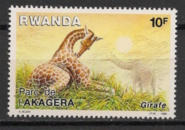 RWANDA - 1986 - N°YT. 1220 - Girafe - Neuf Luxe ** / MNH / Postfrisch - Unused Stamps