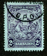 690 BCXX 1925 Scott # 177 Used (offers Welcome) - Barbados (...-1966)