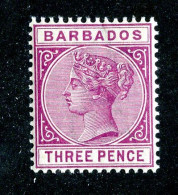 691 BCXX 1882 Scott # 63 Mnh** (offers Welcome) - Barbados (...-1966)