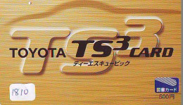 Télécarte  * TOYOTA * TS 3  (1810) Phonecard  * VOITURE * Auto CAR * TELEFONKARTE - Voitures