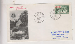 ALGERIA 1954 FDC Cover - FDC