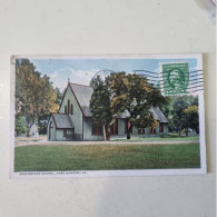 Circulated Postcard 1915 - NORFOLK, V.A. - PROTESTAN CHAPEL, FORT MONROE - Norfolk
