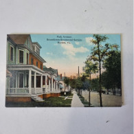 Uncirculated Postcard - NORFOLK, V.A. - PARK AVENUE, BRAMBLETON RESIDENTIAL SECTION - Norfolk