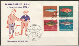 BRD FDC 1964 Nr.412 - 415 Jugend Fische ( D 2781 ) Günstige Versandkosten - 1961-1970