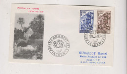 ALGERIA 1954 FDC Cover - FDC