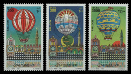 Somalia 1999 - Mi-Nr. 750-752 ** - MNH - Heißluftballons - Somalia (1960-...)