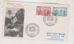 ALGERIA 1954 FDC Cover - FDC