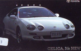 Télécarte  * TOYOTA *  CELICA (1817) Phonecard  * VOITURE * Auto CAR * TELEFONKARTE - Autos