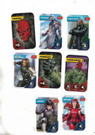 8 Cartes Marvel 2023 No 1.3.4.5.6.7.8.9 - Altri & Non Classificati