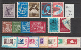 Roumanie 1947/1963- Yvert PA45/ PA183- Lot De Timbres Neufs SANS Charnière - Poste Aérienne, Avion - Neufs