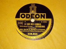 DISQUE 78 TOURS SCENE COMIQUE BACH ET HENRY LAVERNE  1933 - 78 Rpm - Schellackplatten