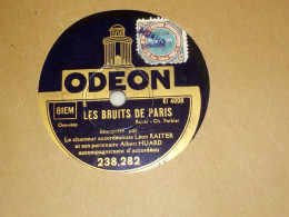 DISQUE VYNIL 78 TOURS CHANTEUR  LEON RAITER ET ALBERT HUARD 1936 - 78 T - Disques Pour Gramophone