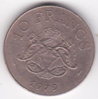 Monaco 10 Francs 1979 Rainier III , En Cupro Nickel Alu - 1960-2001 Nieuwe Frank