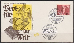 BRD FDC 1962 Nr.389  Brot Für Die Welt  ( D 1552) Günstige Versandkosten - 1961-1970
