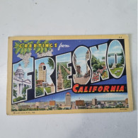 Uncirculated Postcard - U.S. - GREETINGS FROM FRESNO, CALIFORNIA - Fresno