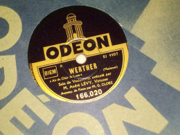 DISQUE 78 TOURS  VIOLONCELLE ANDRE LEVY 1930 - 78 Rpm - Gramophone Records