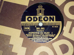 DISQUE 78 TOURS ORCHESTRE GEORGES TZIPINE - 78 Rpm - Gramophone Records