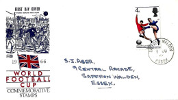 INGHILTERRA ENGLAND - 1966 Coppa Del Mondo Calcio Annullo Fdc - 5610 - 1966 – Inglaterra