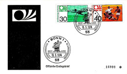 GERMANY GERMANIA OVEST - 1974 BONN Coppa Del Mondo Calcio (mascotte) Annullo Fdc - 5615 - 1974 – Alemania Occidental