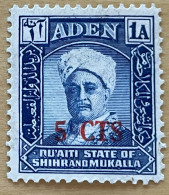 ADEN - MH*  - 1951 - # 20 - Aden (1854-1963)